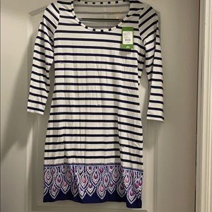 NWT Lilly Pulitzer Serene Stripe Beacon Dress